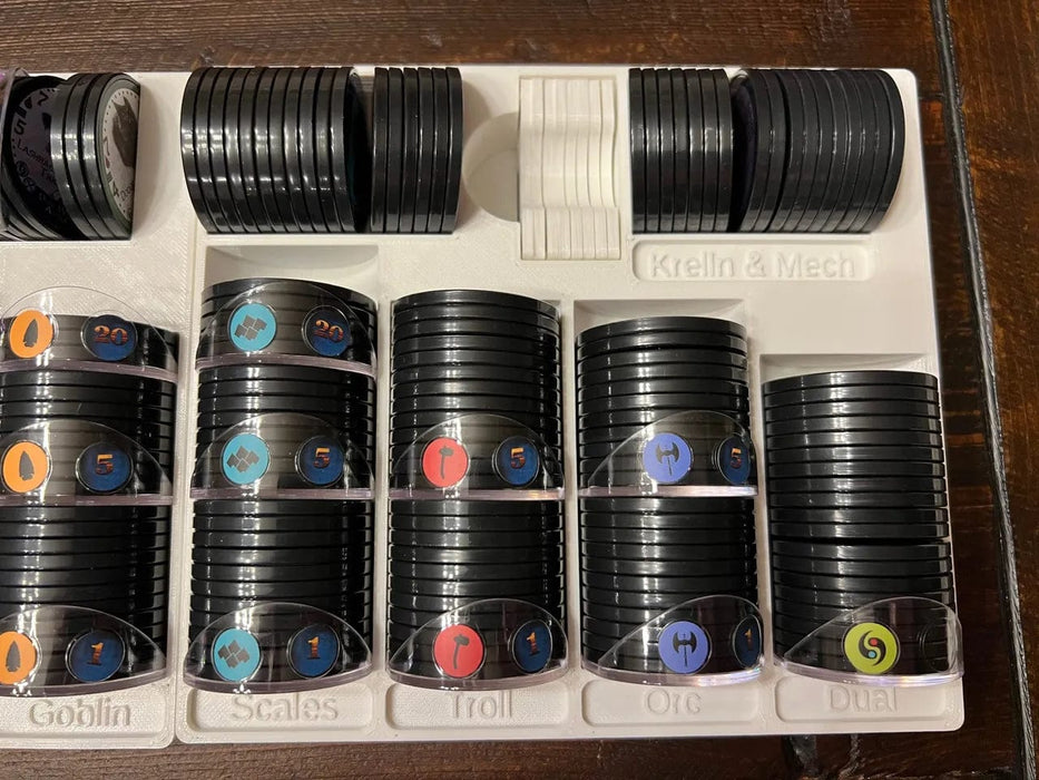 Too Many Bones Trove Chest Board Game Insert / Organizer — Tabletop Terrain
