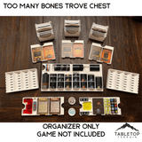 Tabletop Terrain Board Game Insert Too Many Bones Trove Chest Board Game Insert / Organizer