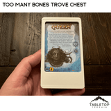 Tabletop Terrain Board Game Insert Too Many Bones Trove Chest Board Game Insert / Organizer