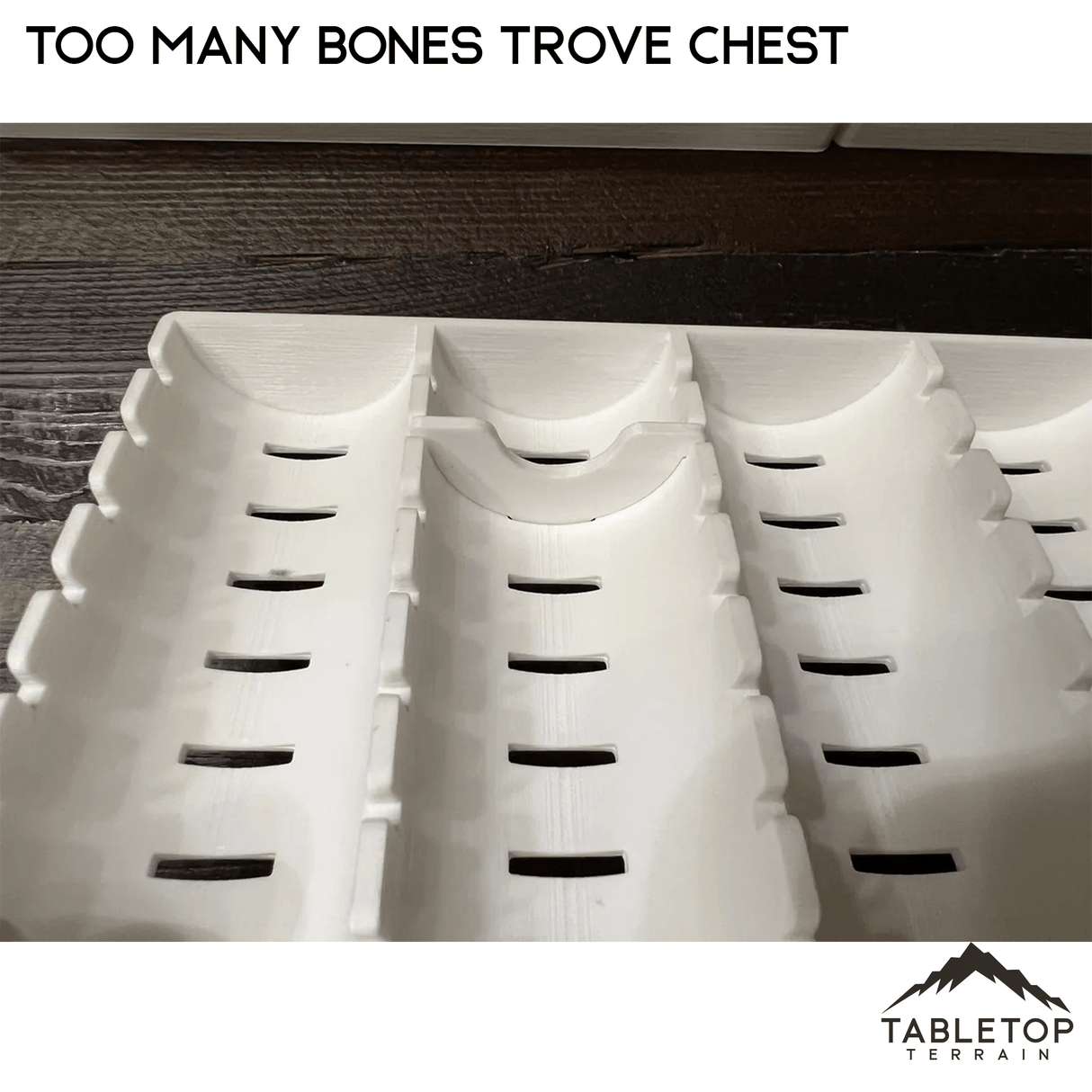 Tabletop Terrain Board Game Insert Too Many Bones Trove Chest Board Game Insert / Organizer