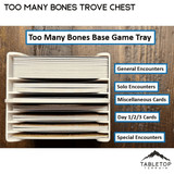 Tabletop Terrain Board Game Insert Too Many Bones Trove Chest Board Game Insert / Organizer