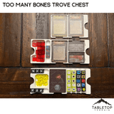 Tabletop Terrain Board Game Insert Too Many Bones Trove Chest Board Game Insert / Organizer