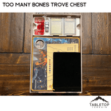 Tabletop Terrain Board Game Insert Too Many Bones Trove Chest Board Game Insert / Organizer