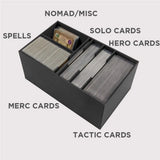 Tabletop Terrain Board Game Insert Ultimate Heroes of Land, Air, and Sea Organizer/Insert