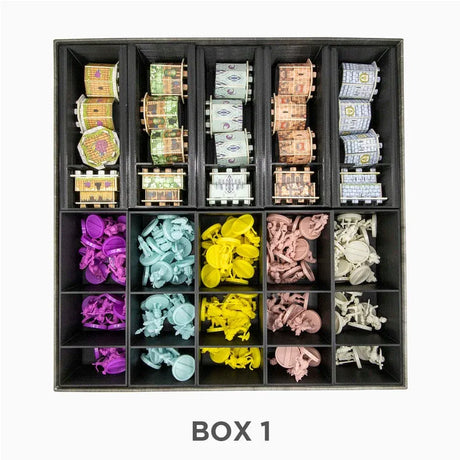 Tabletop Terrain Board Game Insert Ultimate Heroes of Land, Air, and Sea Organizer/Insert