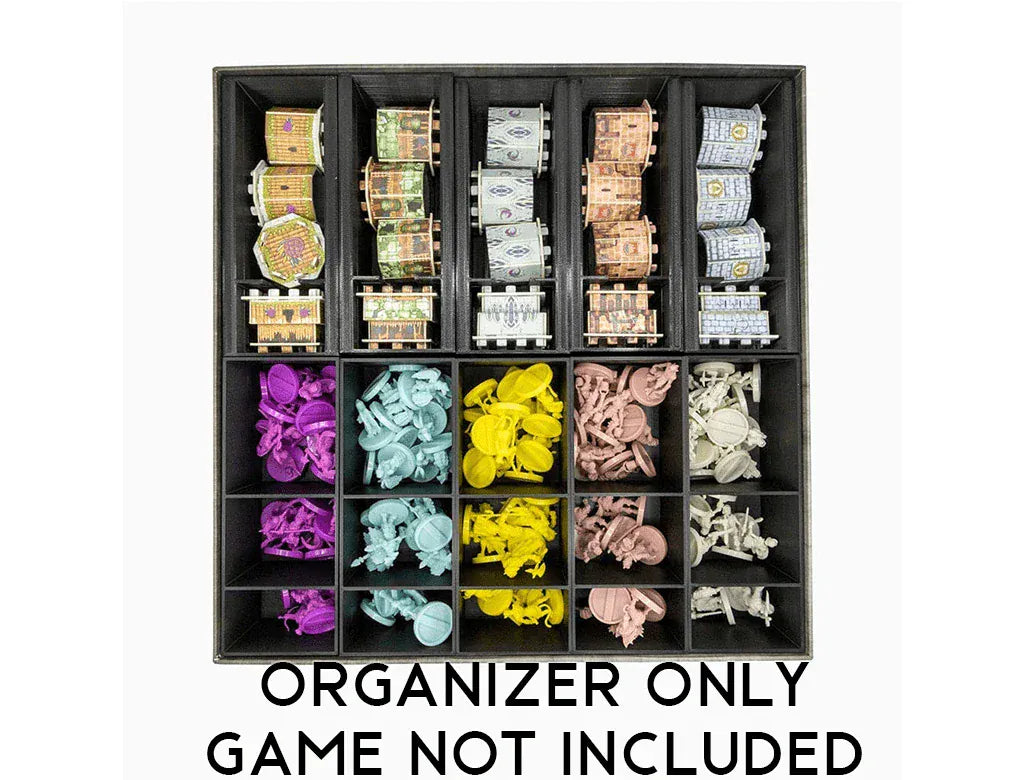 Tabletop Terrain Board Game Insert Ultimate Heroes of Land, Air, and Sea Organizer/Insert