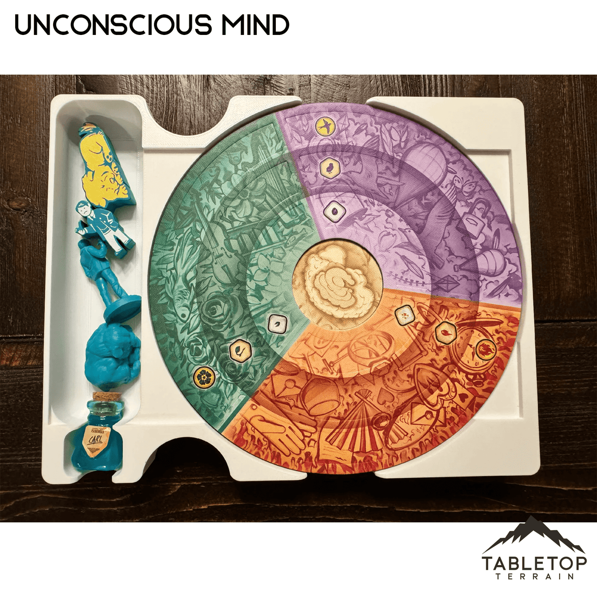 Tabletop Terrain Board Game Insert Unconscious Mind Board Game Insert / Organizer