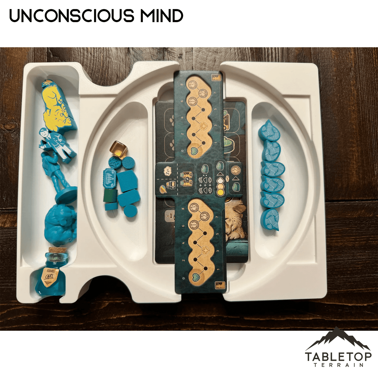 Tabletop Terrain Board Game Insert Unconscious Mind Board Game Insert / Organizer