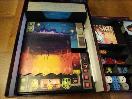 Tabletop Terrain Board Game Insert Under Falling Skies Board Game Insert / Organizer