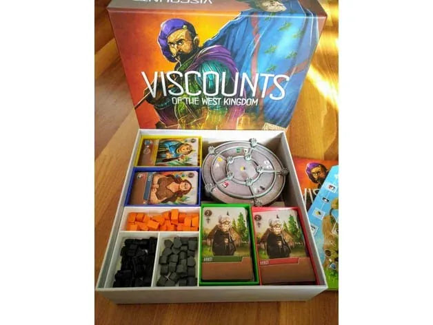 Tabletop Terrain Board Game Insert Viscounts of the West Kingdom Board Game Insert / Organizer