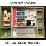 Tabletop Terrain Board Game Insert Wingspan Nesting Box Board Game Insert / Organizer