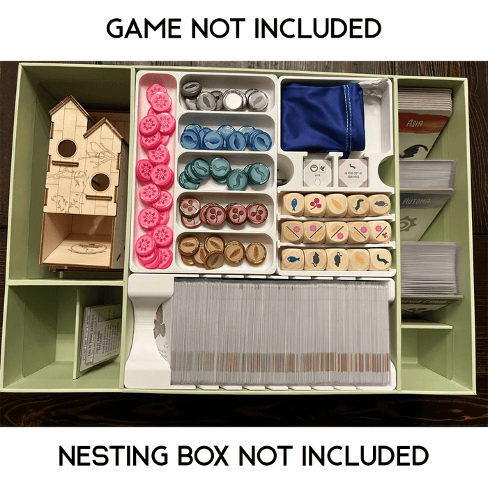 Tabletop Terrain Board Game Insert Wingspan Nesting Box Board Game Insert / Organizer