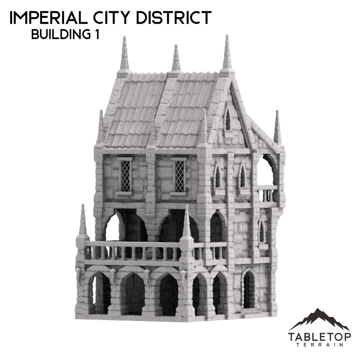Tabletop Terrain Building 32mm / Building 1 Imperial City District