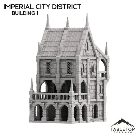 Tabletop Terrain Building 32mm / Building 1 Imperial City District