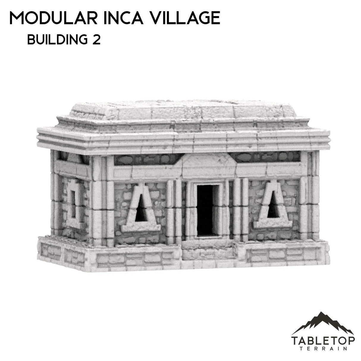 Tabletop Terrain Building 32mm / Building 2 Modular Inca Village