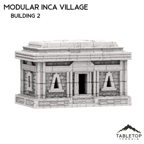 Tabletop Terrain Building 32mm / Building 2 Modular Inca Village