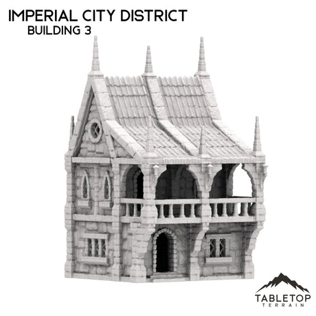 Tabletop Terrain Building 32mm / Building 3 Imperial City District