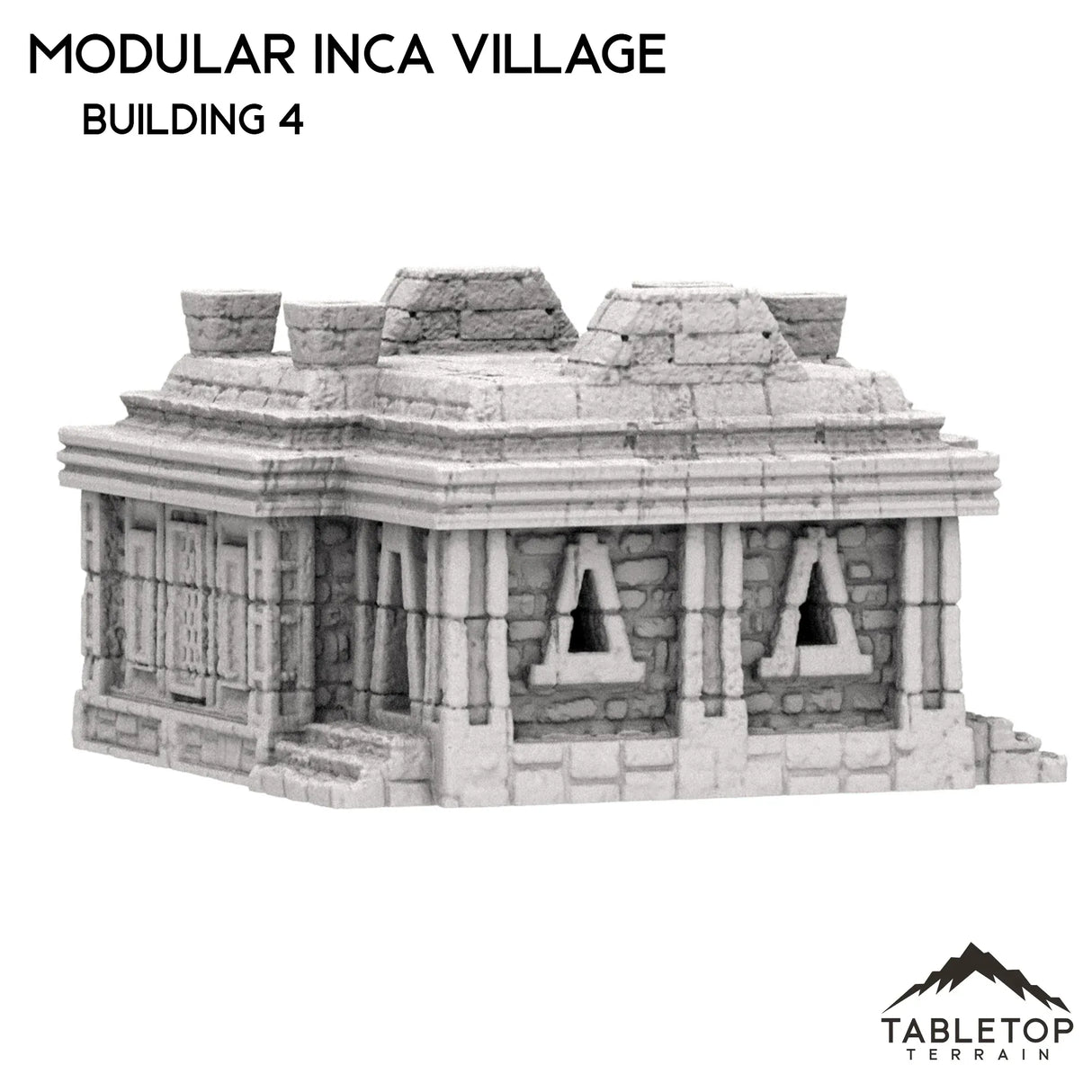 Tabletop Terrain Building 32mm / Building 4 Modular Inca Village