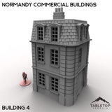 Tabletop Terrain Building 32mm / Building 4 Normandy Commercial Buildings