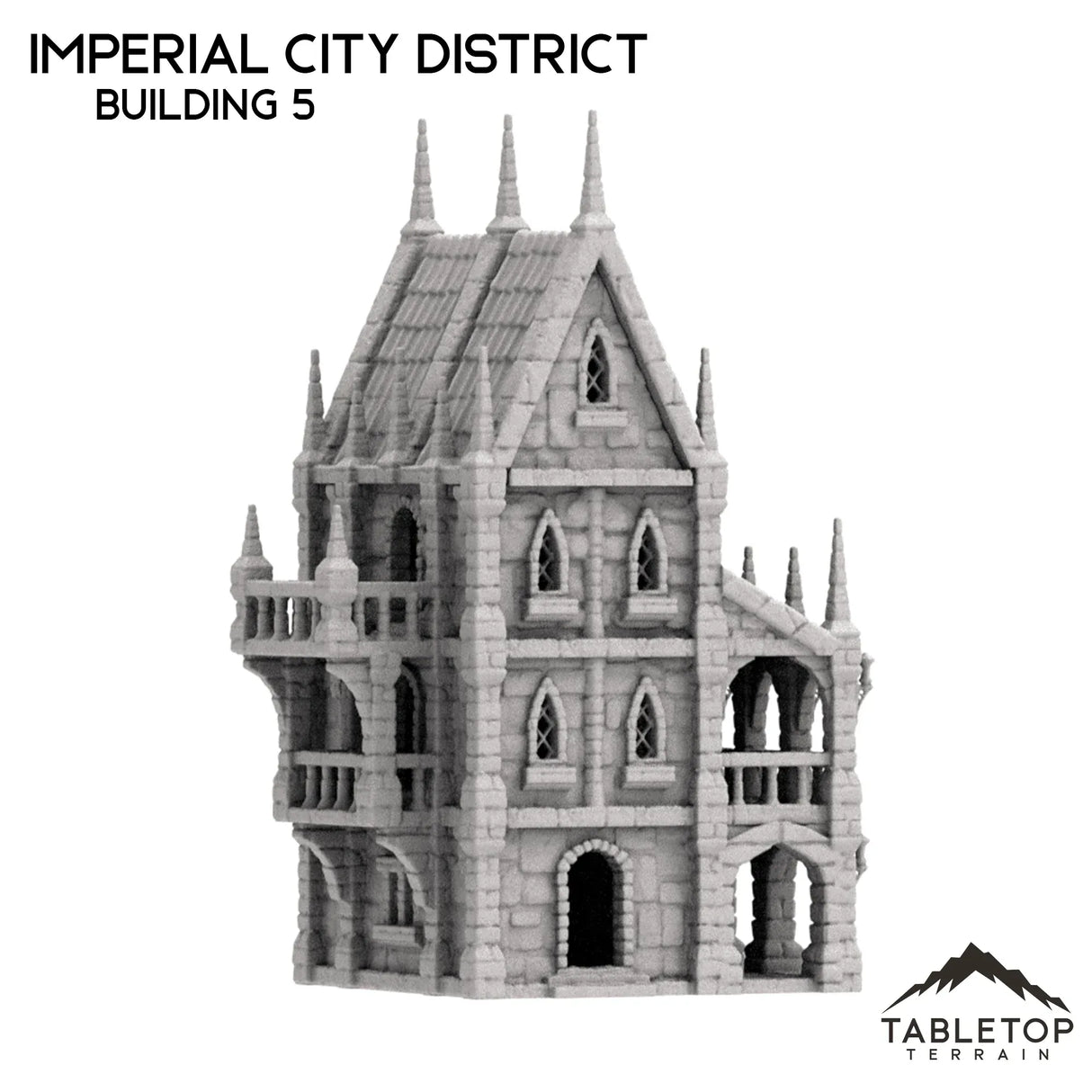 Tabletop Terrain Building 32mm / Building 5 Imperial City District