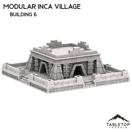 Tabletop Terrain Building 32mm / Building 6 Modular Inca Village