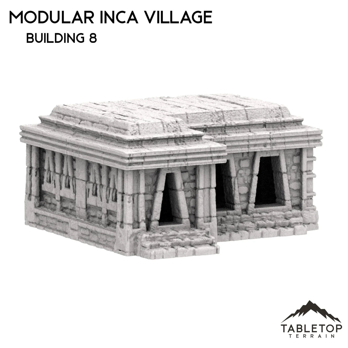 Tabletop Terrain Building 32mm / Building 8 Modular Inca Village
