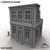 Tabletop Terrain Building 32mm / Damaged Carentan Bank