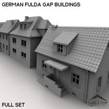Tabletop Terrain Building 32mm / Full Set German Fulda Gap Buildings