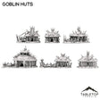 Tabletop Terrain Building 32mm / Full Set Goblin Huts