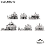 Tabletop Terrain Building 32mm / Full Set Goblin Huts