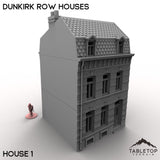 Tabletop Terrain Building 32mm / House 1 Dunkirk Row Houses