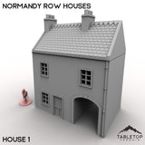 Tabletop Terrain Building 32mm / House 1 Normandy Row Houses
