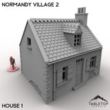 Tabletop Terrain Building 32mm / House 1 Normandy Village 2