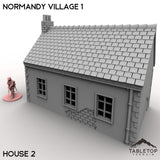 Tabletop Terrain Building 32mm / House 2 Normandy Village 1