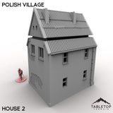Tabletop Terrain Building 32mm / House 2 Polish Village