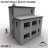 Tabletop Terrain Building 32mm / House 3 Soviet Small Block Houses