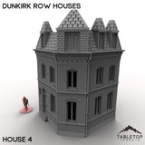 Tabletop Terrain Building 32mm / House 4 Dunkirk Row Houses