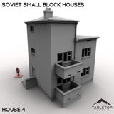 Tabletop Terrain Building 32mm / House 4 Soviet Small Block Houses