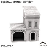 Tabletop Terrain Building 32mm / House A Colonial Spanish District