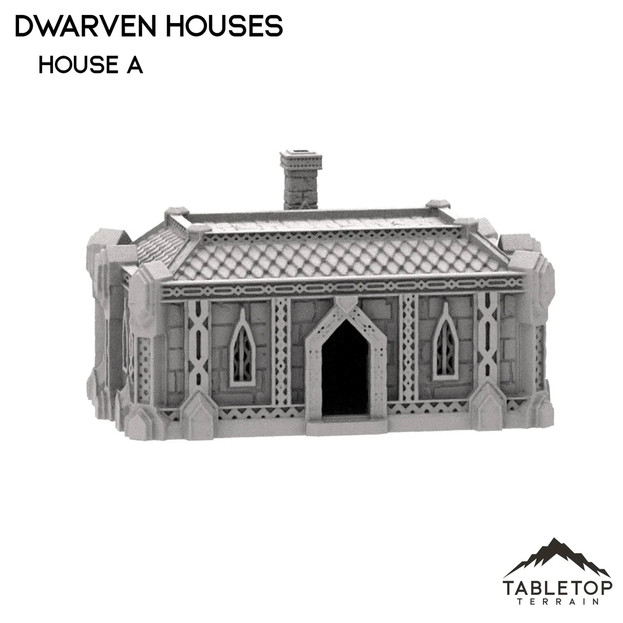 Tabletop Terrain Building 32mm / House A Dwarven Houses