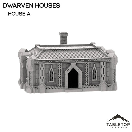 Tabletop Terrain Building 32mm / House A Dwarven Houses