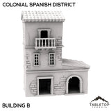 Tabletop Terrain Building 32mm / House B Colonial Spanish District