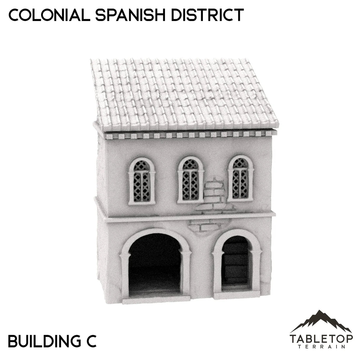 Tabletop Terrain Building 32mm / House C Colonial Spanish District