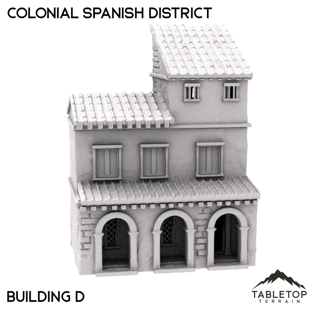 Tabletop Terrain Building 32mm / House D Colonial Spanish District