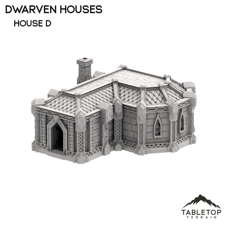 Tabletop Terrain Building 32mm / House D Dwarven Houses