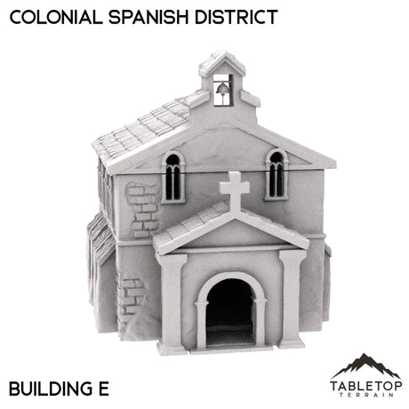 Tabletop Terrain Building 32mm / House E Colonial Spanish District