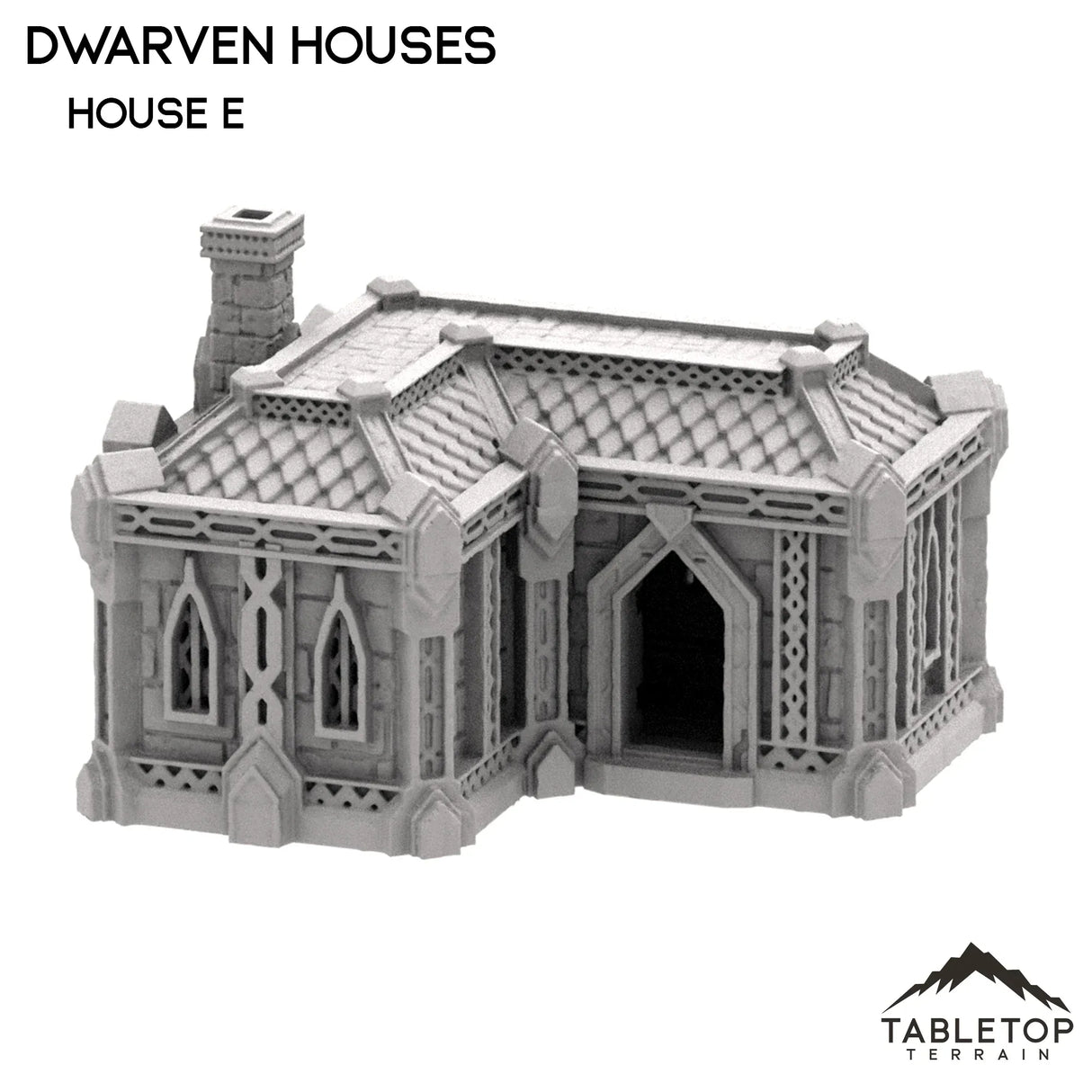 Tabletop Terrain Building 32mm / House E Dwarven Houses