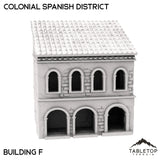 Tabletop Terrain Building 32mm / House F Colonial Spanish District