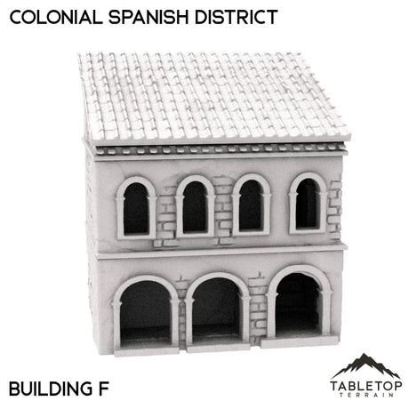 Tabletop Terrain Building 32mm / House F Colonial Spanish District