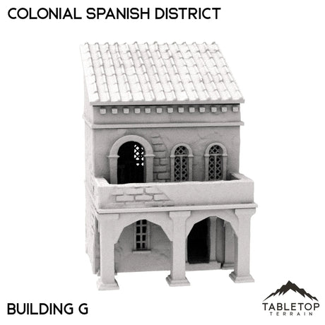Tabletop Terrain Building 32mm / House G Colonial Spanish District